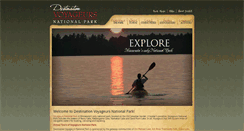 Desktop Screenshot of destinationvoyageursnationalpark.com